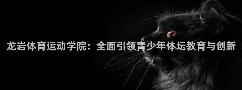 3377体育官网下载注册:龙岩体育运动学院:全面引领青少年体